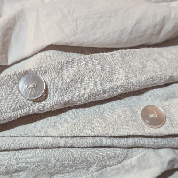 DOCOFIL Queen Duvet Portugal Cotton Matelasse Chevron Light Grey Preppy - Picture 5 of 5